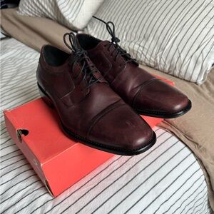 Maroon/ brown dress shoes size 10